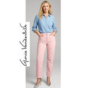 GLORIA VANDERBILT - Amanda classic short length pink jeans